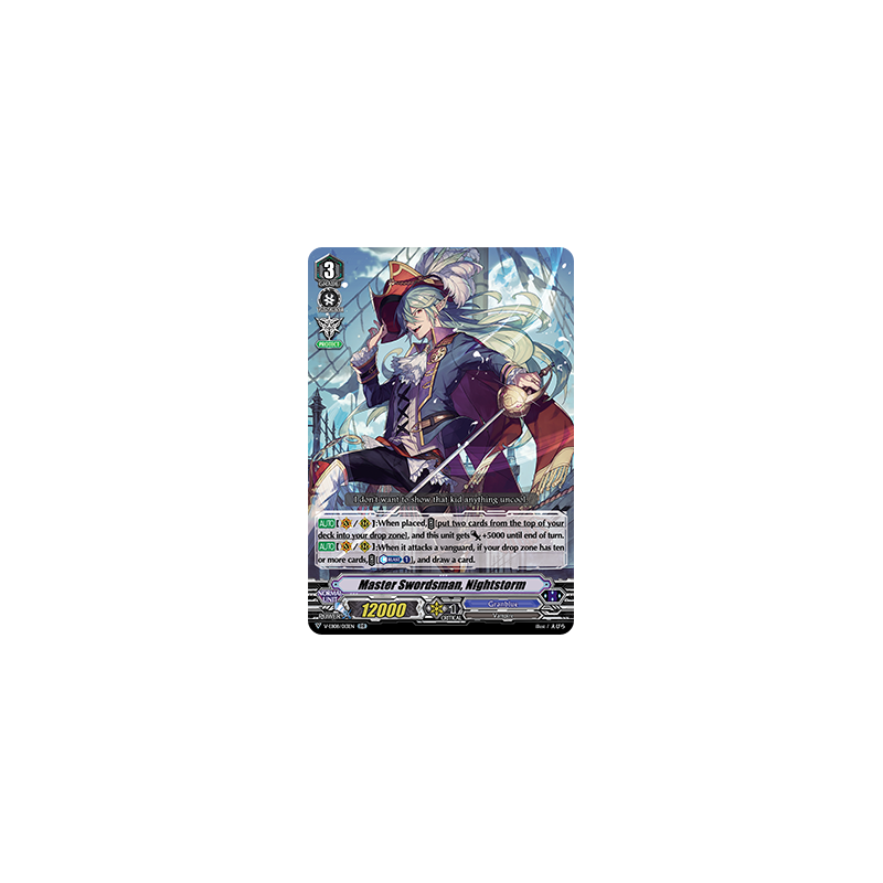 Vanguard_TCG_card_V-EB08_013EN_RR_Master_Swordsman_Nightstorm_My_Glorious_Justice