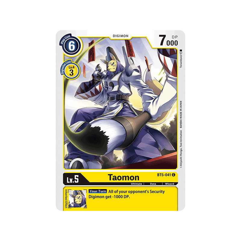 Digimon_TCG_BT5-041_Taomon_Common_Battle_Of_Omni_Card_Game