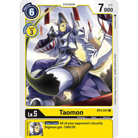 Digimon_TCG_BT5-041_Taomon_Common_Battle_Of_Omni_Card_Game