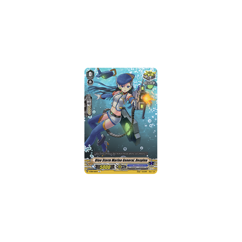 Vanguard_TCG_card_V-EB08_060EN_C_Blue_Storm_Marine_General_Despina_My_Glorious_Justice
