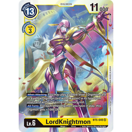 Digimon_TCG_BT5-045_LordKnightmon_Super_Rare_Battle_Of_Omni_Card_Game