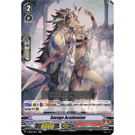 Vanguard_TCG_card_V-EB09_011EN_RR_Savage_Academian_The_Raging_Tactics