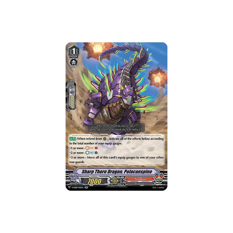 Vanguard_TCG_card_V-EB09_012EN_RR_Sharp_Thorn_Dragon_Polacanspine_The_Raging_Tactics