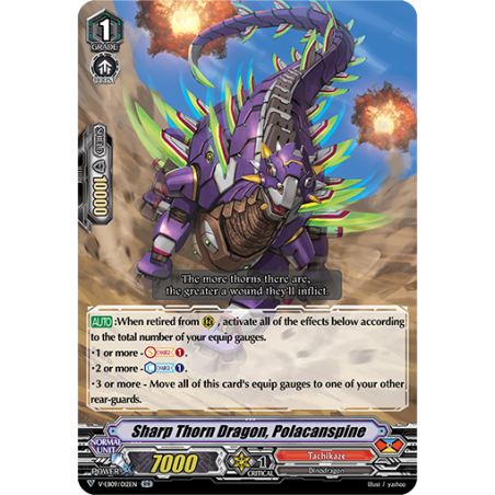 Vanguard_TCG_card_V-EB09_012EN_RR_Sharp_Thorn_Dragon_Polacanspine_The_Raging_Tactics