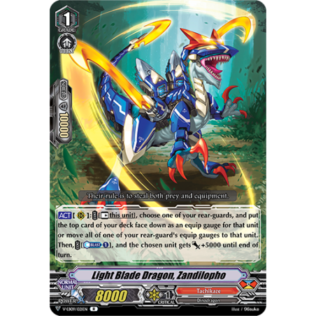 Vanguard_TCG_card_V-EB09_021EN_R_Light_Blade_Dragon_Zandilopho_The_Raging_Tactics