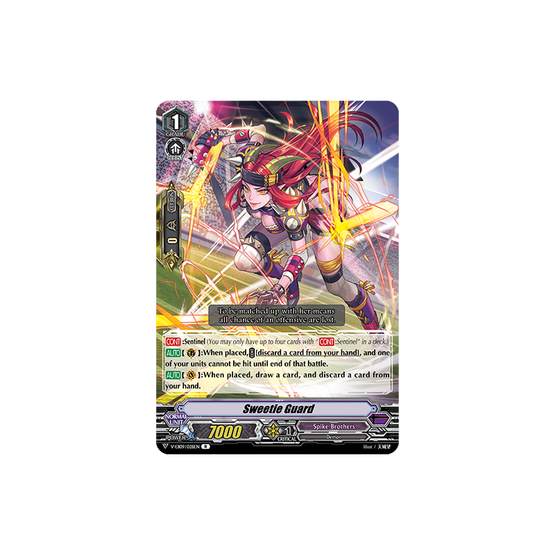 Vanguard_TCG_card_V-EB09_028EN_R_Sweetie_Guard_The_Raging_Tactics