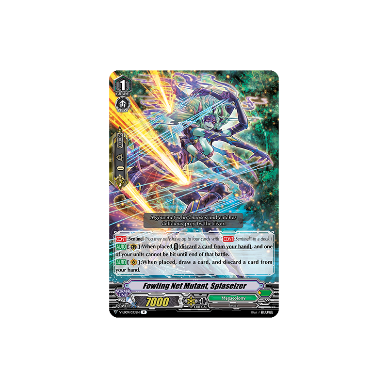 Vanguard_TCG_card_V-EB09_033EN_R_Fowling_Net_Mutant_Splaseizer_The_Raging_Tactics