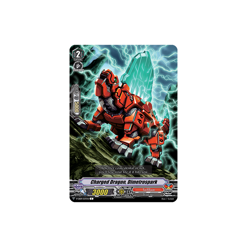 Vanguard_TCG_card_V-EB09_037EN_C_Charged_Dragon_Dimetrospark_The_Raging_Tactics