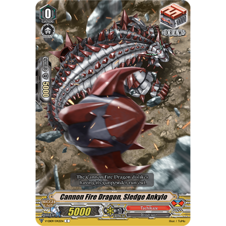 Vanguard_TCG_card_V-EB09_042EN_C_Cannon_Fire_Dragon_Sledge_Ankylo_The_Raging_Tactics