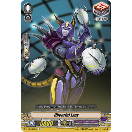Vanguard_TCG_card_V-EB09_054EN_C_Cheerful_Lynx_The_Raging_Tactics