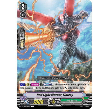 Vanguard_TCG_card_V-EB09_058EN_C_Red_Light_Mutant_Flatray_The_Raging_Tactics