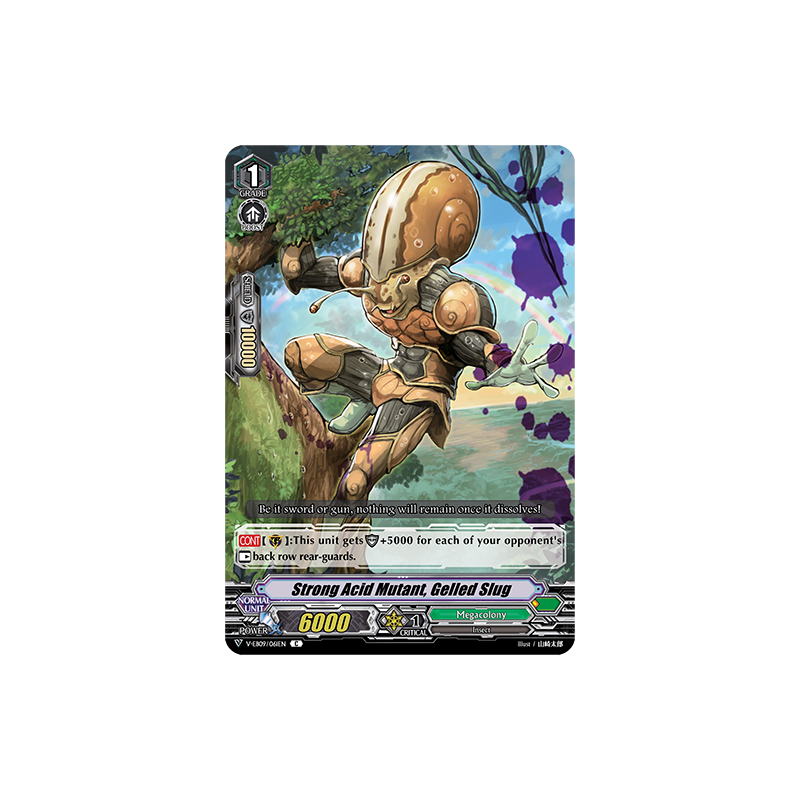 Vanguard_TCG_card_V-EB09_061EN_C_Strong_Acid_Mutant_Gelled_Slug_The_Raging_Tactics