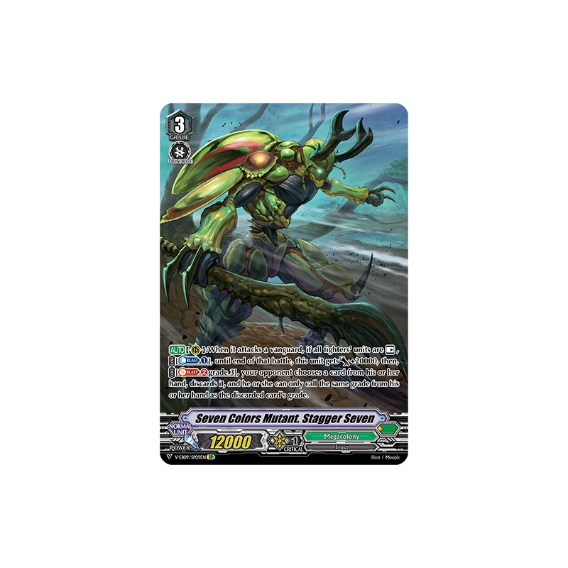 Vanguard_TCG_card_V-EB09_SP09EN_SP_Seven_Colors_Mutant._Stagger_Seven_The_Raging_Tactics