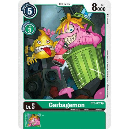 Digimon_TCG_BT5-052_Garbagemon_Common_Battle_Of_Omni_Card_Game