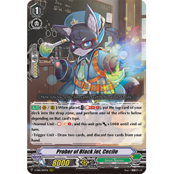 Vanguard_TCG_card_V-EB10_007EN_RRR_Prober_of_Black_Jet_Cecile_The_Mysterious_Fortune