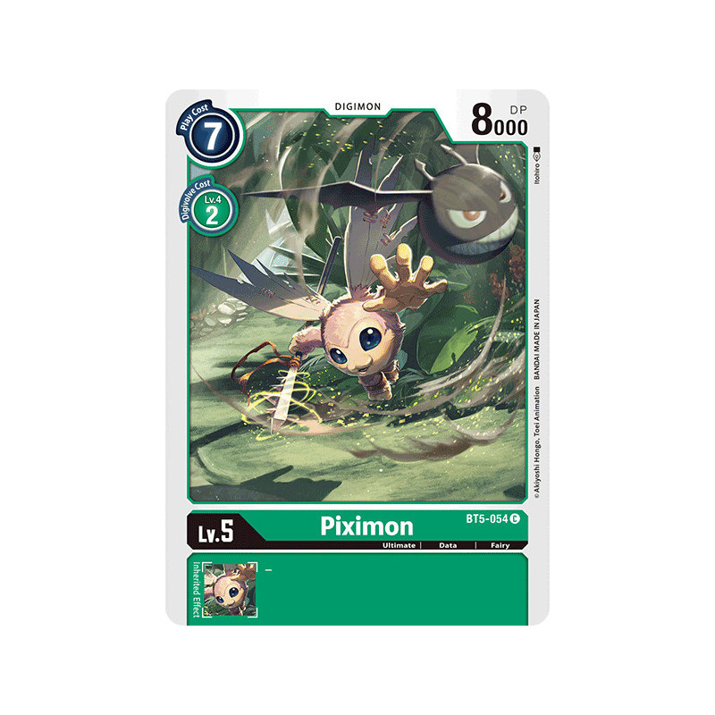 Digimon_TCG_BT5-054_Piximon_Common_Battle_Of_Omni_Card_Game