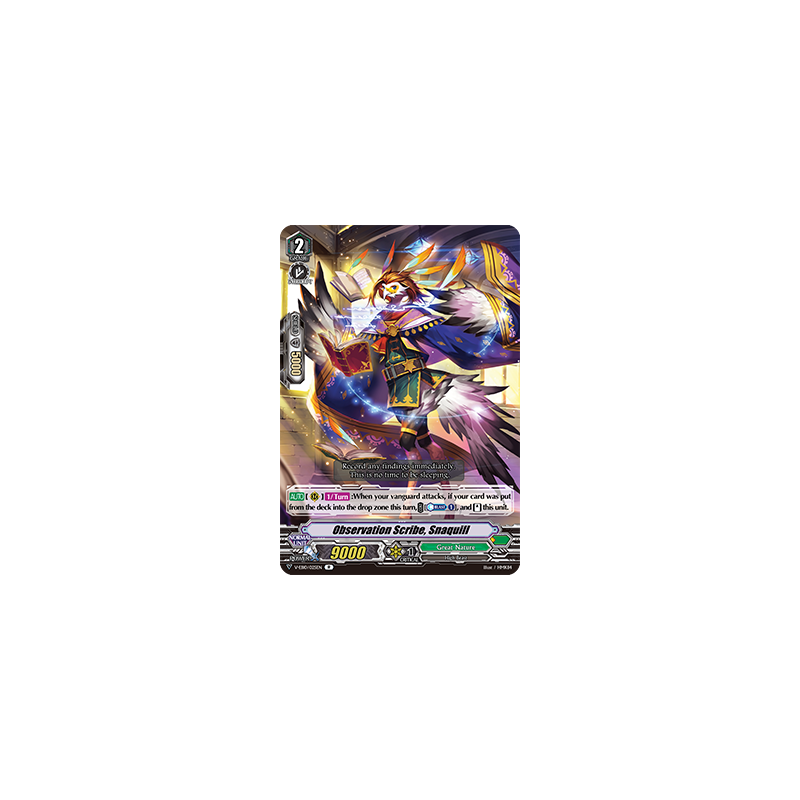 Vanguard_TCG_card_V-EB10_025EN_R_Observation_Scribe_Snaquill_The_Mysterious_Fortune