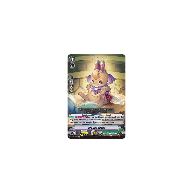 Vanguard_TCG_card_V-EB10_028EN_R_Dry_Cell_Rabbit_The_Mysterious_Fortune