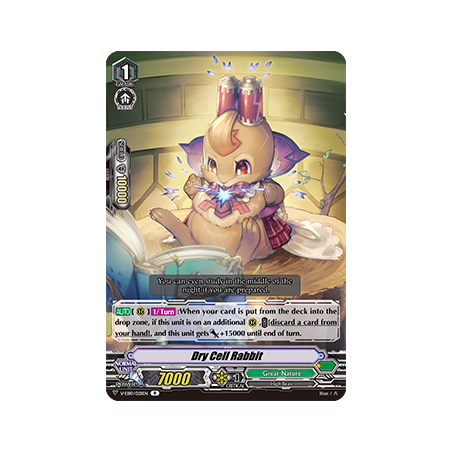 Vanguard_TCG_card_V-EB10_028EN_R_Dry_Cell_Rabbit_The_Mysterious_Fortune