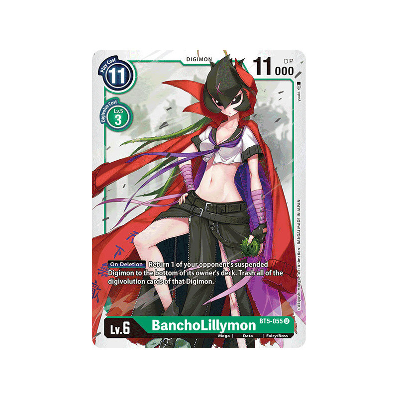Digimon_TCG_BT5-055_BanchoLillymon_Uncommon_Battle_Of_Omni_Card_Game