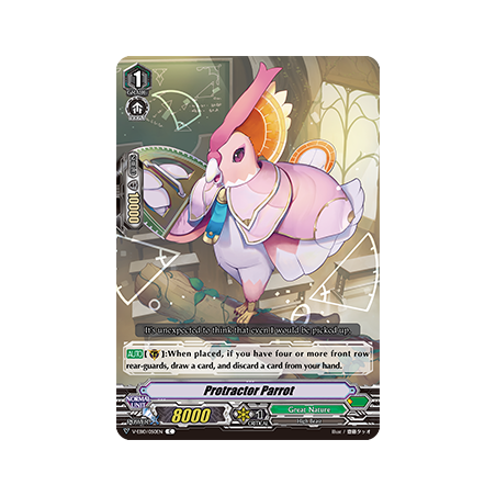 Vanguard_TCG_card_V-EB10_050EN_C_Protractor_Parrot_The_Mysterious_Fortune