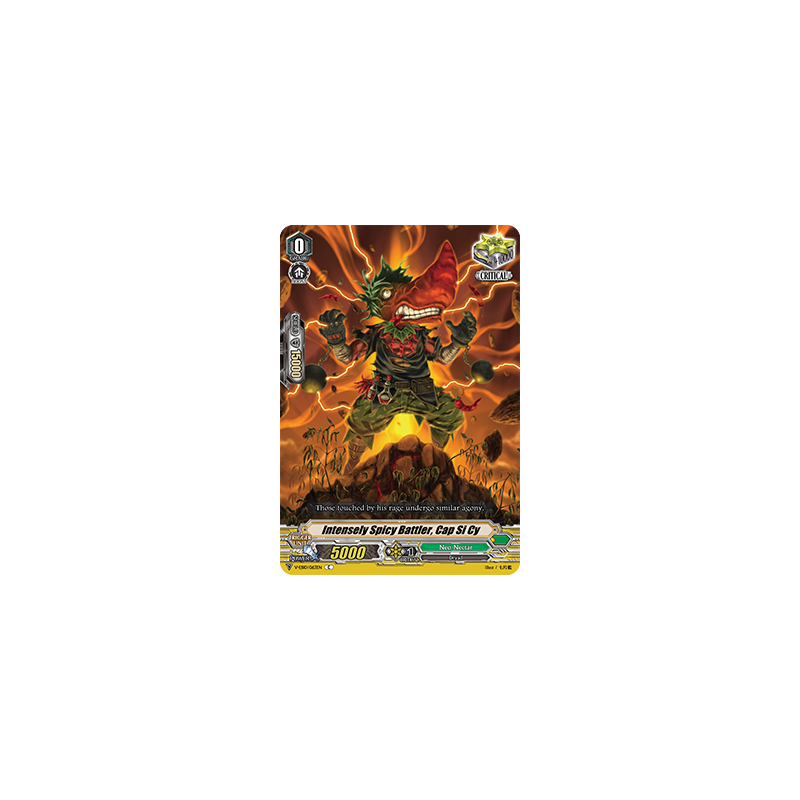 Vanguard_TCG_card_V-EB10_063EN_C_Intensely_Spicy_Battler_Cap_Si_Cy_The_Mysterious_Fortune