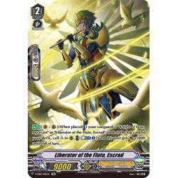 Vanguard_TCG_card_V-EB10_SP01EN_SP_Liberator_of_the_Flute_Escrad_The_Mysterious_Fortune