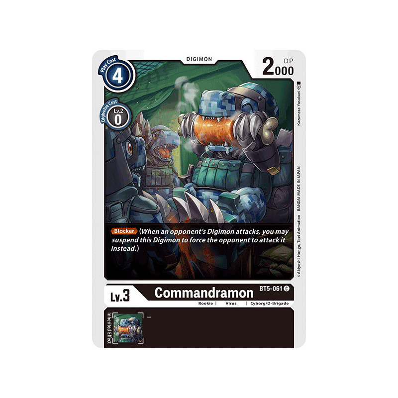 Digimon_TCG_BT5-061_Commandramon_Common_Battle_Of_Omni_Card_Game
