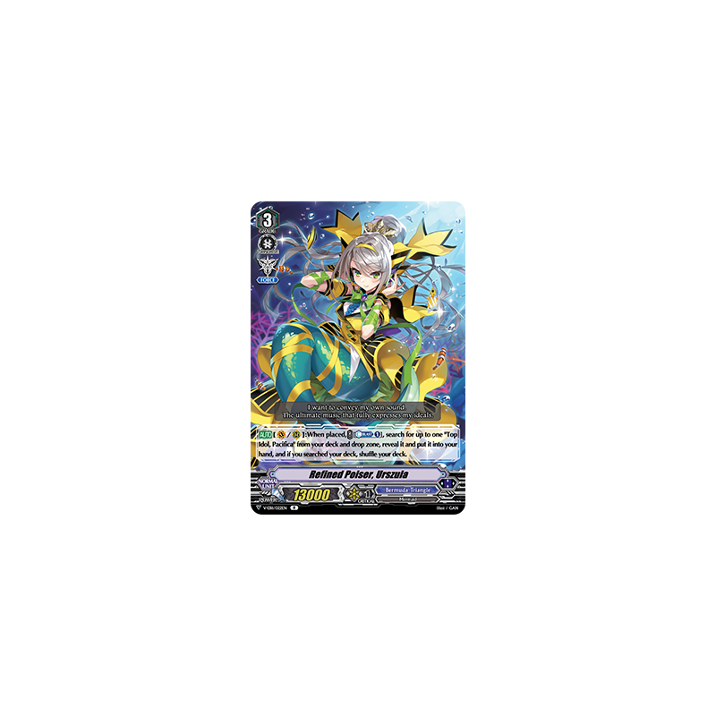 Vanguard_TCG_card_V-EB11_022EN_R_Refined_Poiser_Urszula_Crystal_Melody