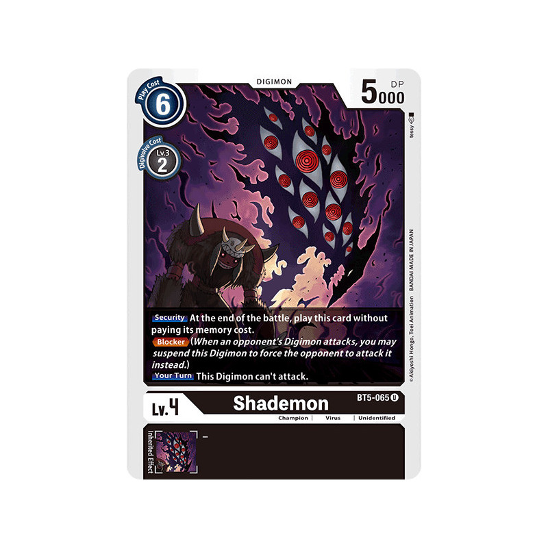 Digimon_TCG_BT5-065_Shademon_Uncommon_Battle_Of_Omni_Card_Game