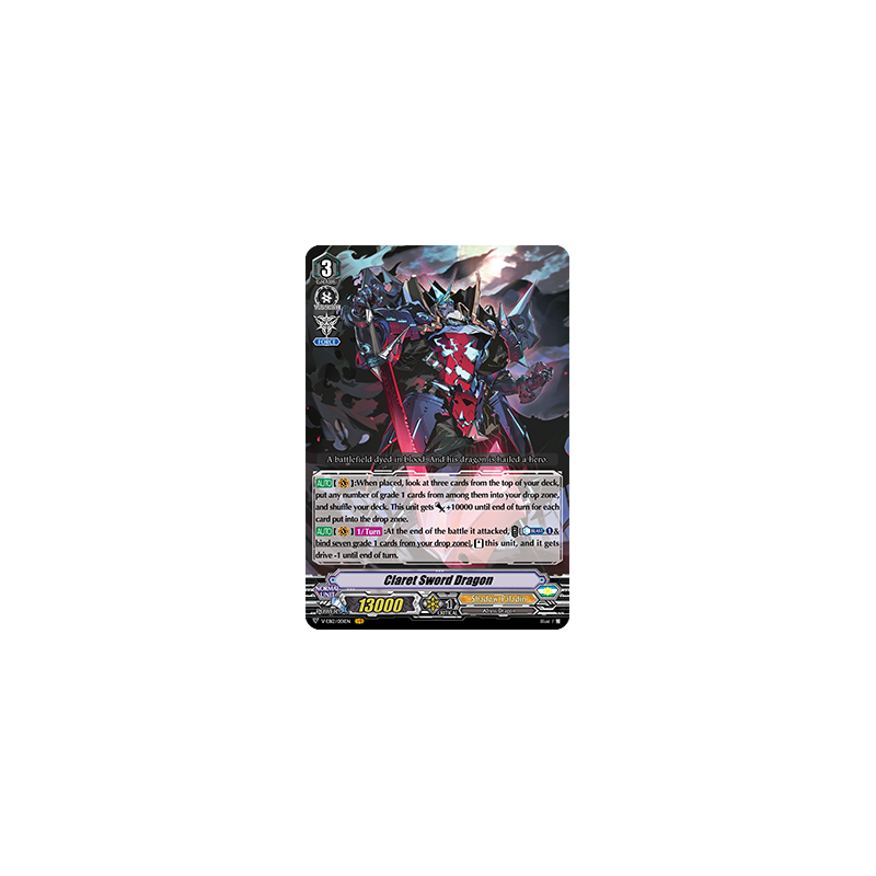 Vanguard_TCG_card_V-EB12_001EN_VR_Claret_Sword_Dragon_Team_Dragon’s_Vanity_