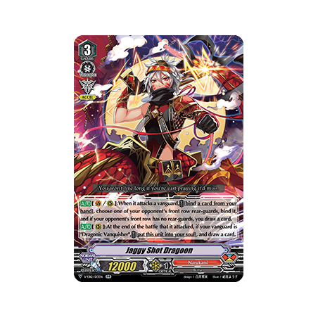 Vanguard_TCG_card_V-EB12_013EN_RR_Jaggy_Shot_Dragoon_Team_Dragon’s_Vanity_