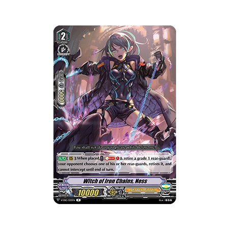 Vanguard_TCG_card_V-EB12_020EN_R_Witch_of_Iron_Chains_Ness_Team_Dragon’s_Vanity_