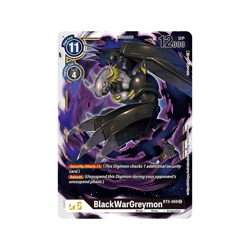 Digimon_TCG_BT5-069_BlackWarGreymon_Rare_Battle_Of_Omni_Card_Game