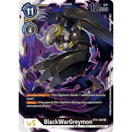 Digimon_TCG_BT5-069_BlackWarGreymon_Rare_Battle_Of_Omni_Card_Game