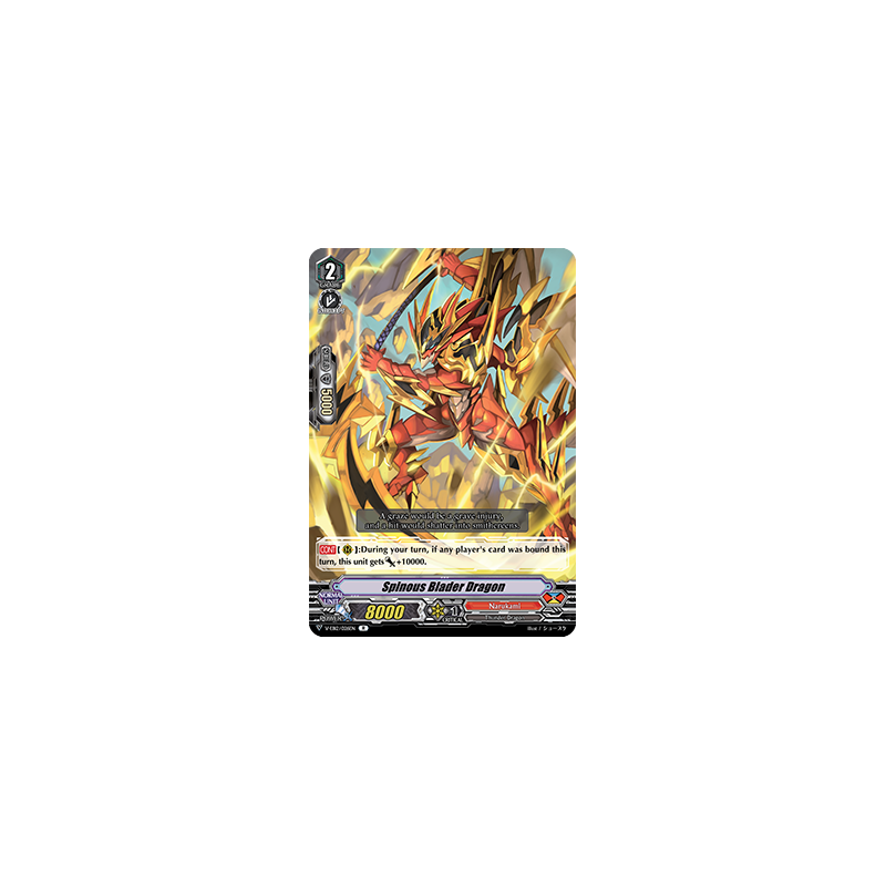 Vanguard_TCG_card_V-EB12_026EN_R_Spinous_Blader_Dragon_Team_Dragon’s_Vanity_