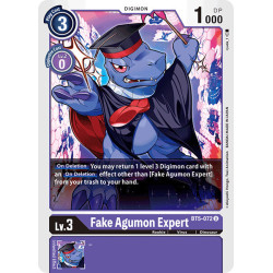 Digimon_TCG_BT5-072_Fake_Agumon_Expert_Uncommon_Battle_Of_Omni_Card_Game