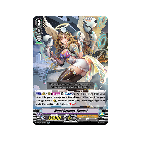 Vanguard_TCG_card_V-EB13_011EN_RR_Mend_Scraper_Tomael_The_Astral_Force