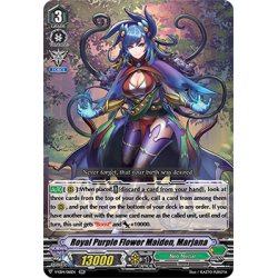 Vanguard_TCG_card_V-EB14_016EN_RR_Royal_Purple_Flower_Maiden_Marjana_The_Next_Stage