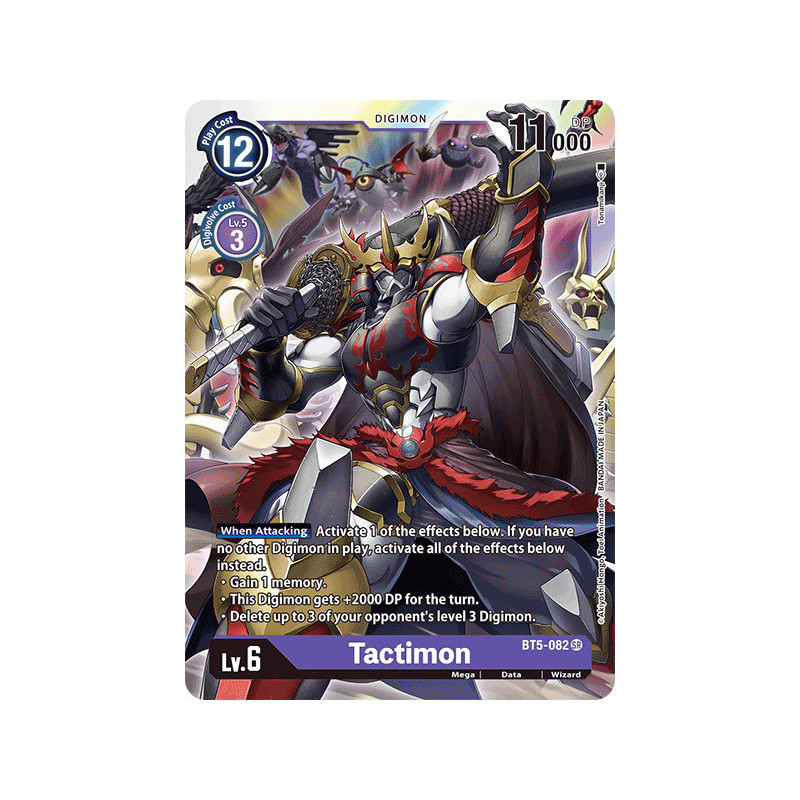 Digimon_TCG_BT5-082_Tactimon_Super_Rare_Battle_Of_Omni_Card_Game
