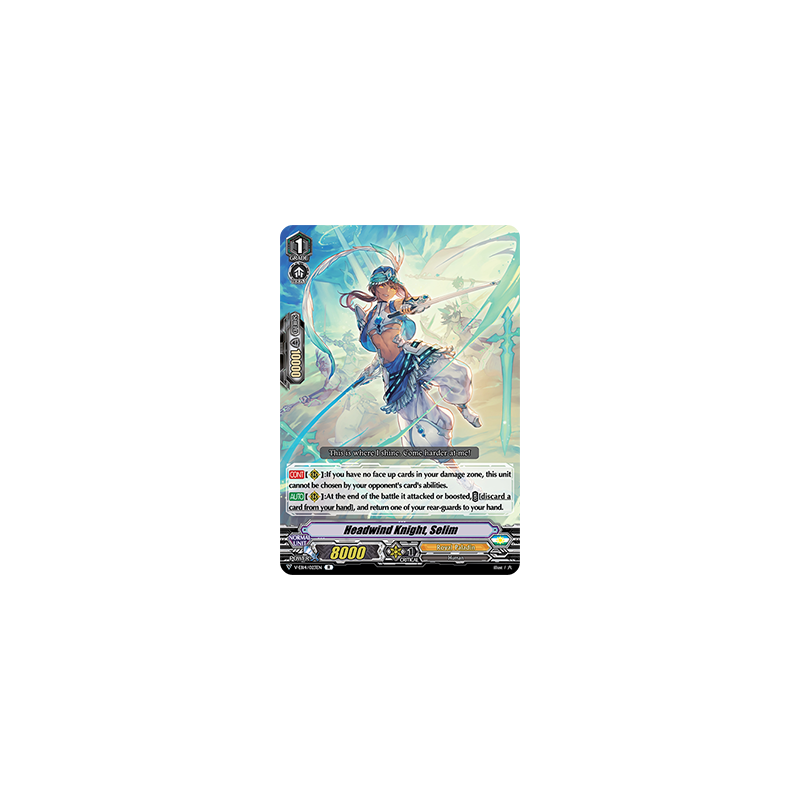 Vanguard_TCG_card_V-EB14_023EN_R_Headwind_Knight_Selim_The_Next_Stage