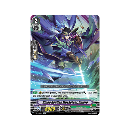Vanguard_TCG_card_V-EB14_031EN_R_Rindo_Gentian_Musketeer_Antero_The_Next_Stage