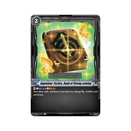 Vanguard_TCG_card_V-EB14_034EN_R_Ingenious_Tactics_Book_of_Strong-arming_The_Next_Stage