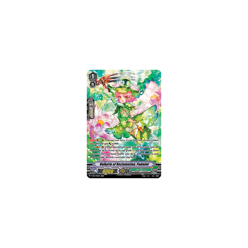 Vanguard_TCG_card_V-EB14_SP06EN_SP_Valkyrie_of_Reclamation_Padmini_The_Next_Stage