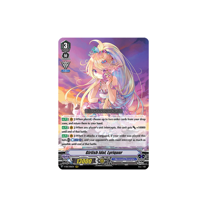 Vanguard_TCG_card_V-EB15_006EN_RRR_Girlish_Idol_Lyriquor_Twinkle_Melody