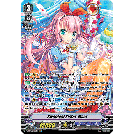 Vanguard_TCG_card_V-EB15_SP08EN_SP_Sweetest_Sister_Meer_Twinkle_Melody