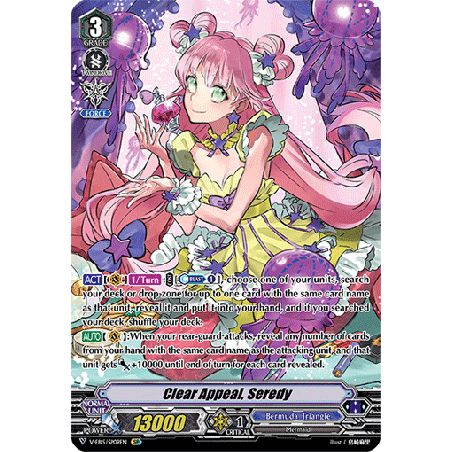 Vanguard_TCG_card_V-EB15_SP09EN_SP_Clear_Appeal_Seredy_Twinkle_Melody