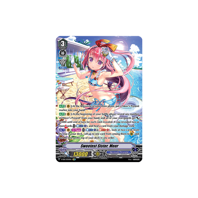 Vanguard_TCG_card_V-EB15_SP24EN_SP_Sweetest_Sister_Meer_Twinkle_Melody
