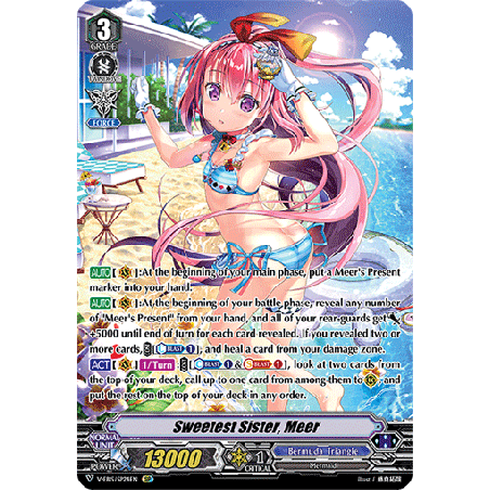 Vanguard_TCG_card_V-EB15_SP24EN_SP_Sweetest_Sister_Meer_Twinkle_Melody