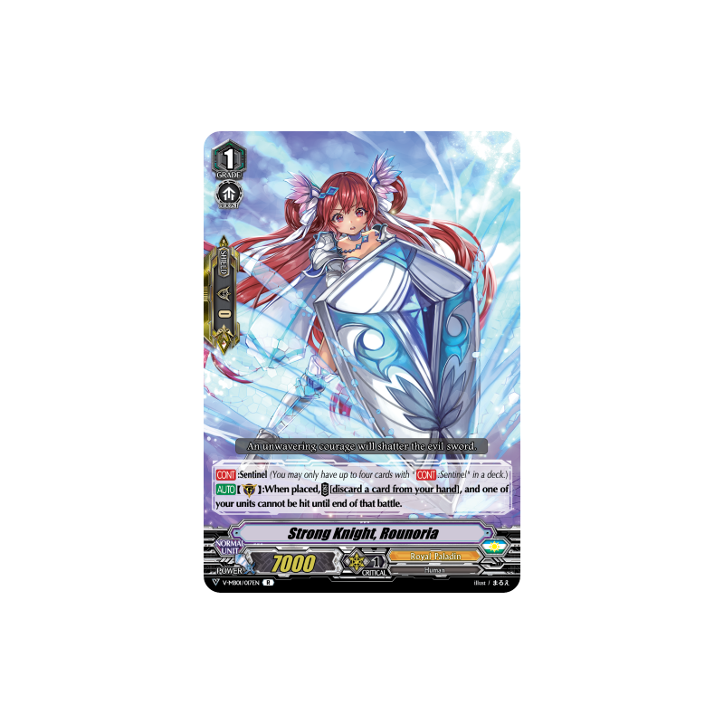Vanguard_TCG_card_V-MB01_017EN_R_Strong_Knight_Rounoria_PSYqualia_Strife